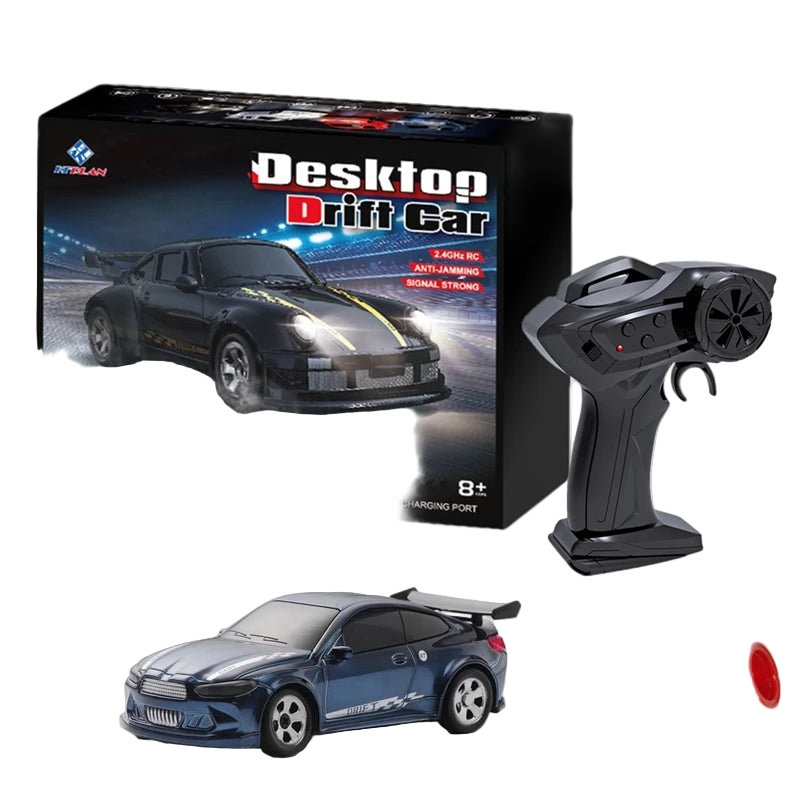 Mini Voiture RC Drift 1/64–1/43 4WD LED Haute Vitess