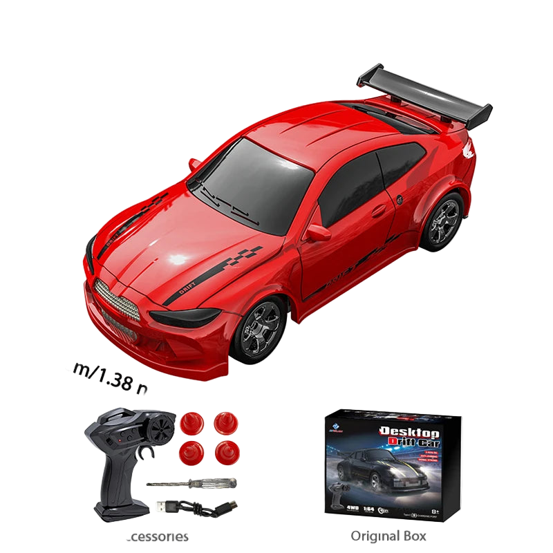 Voiture RC Drift 1/64 4RM 2.4G Haute Vitesse