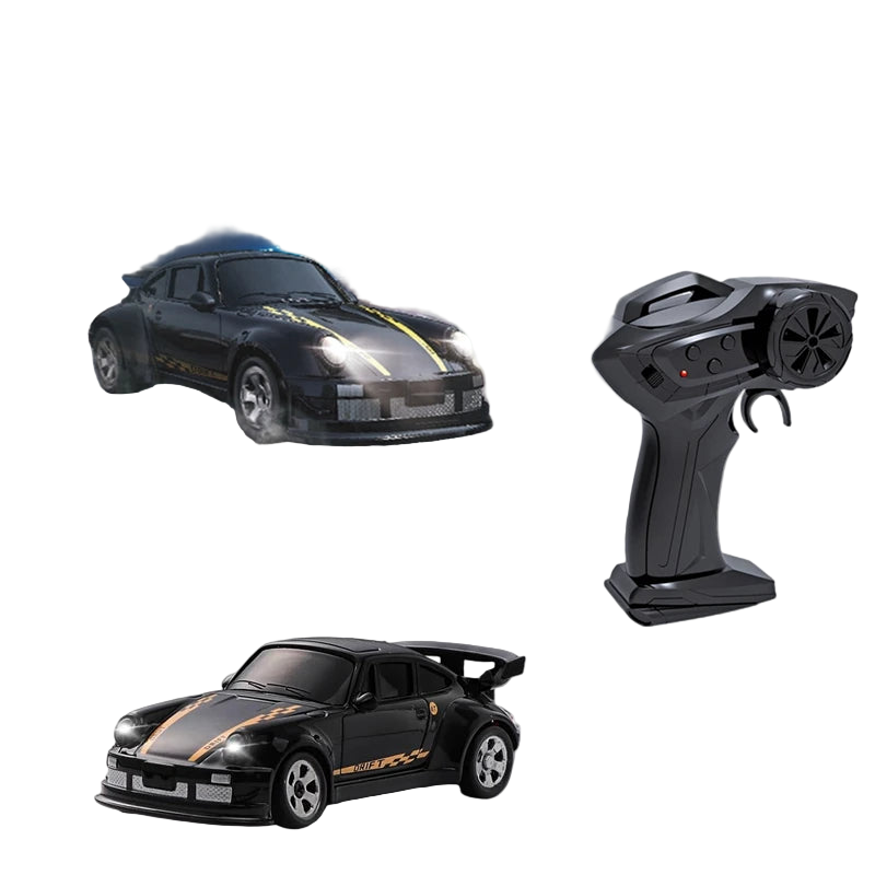 Mini Voiture RC Drift 1/64–1/43 4WD LED Haute Vitess